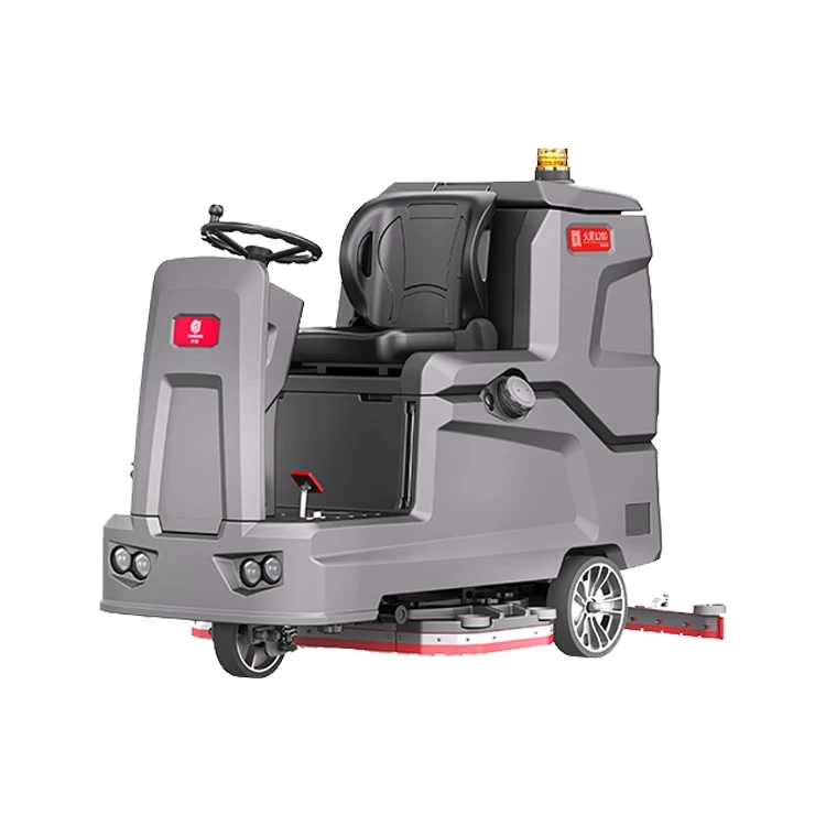 Large-Area Ride-On Scrubber Dryer